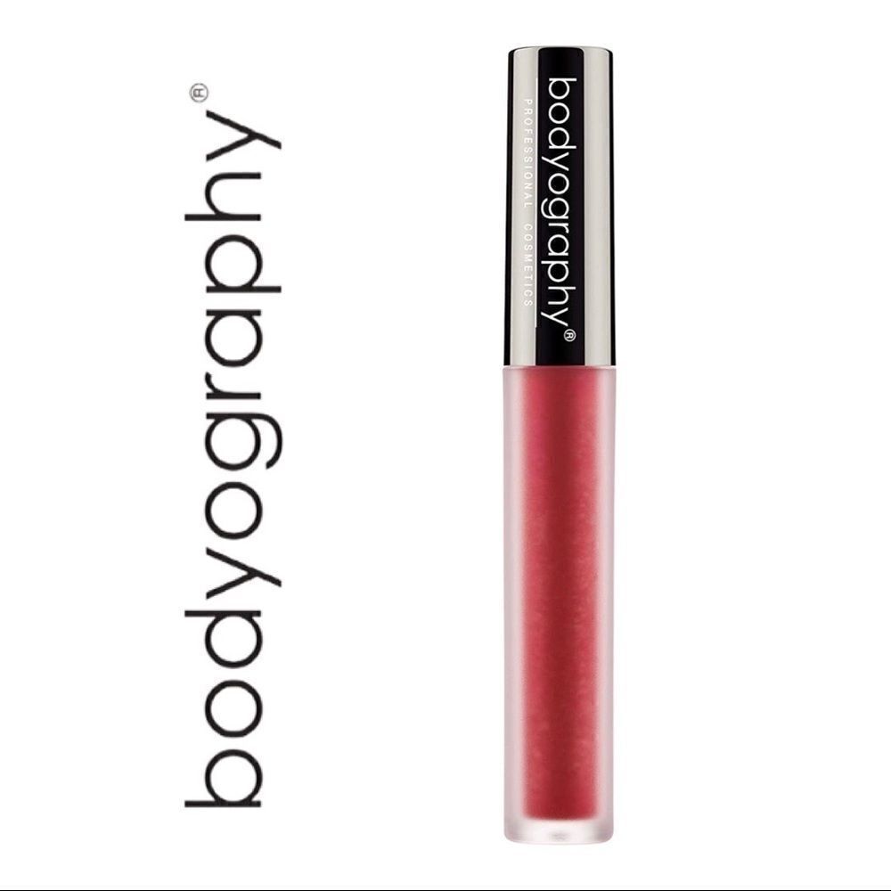 Bodyography Lip Lava Liquid Lipstick - Strawberry Moon/Metallic Red - NIB